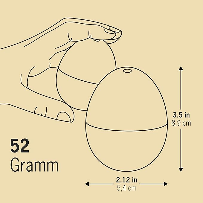 90s BeepEgg ā Egg Timer for Boiling Eggs ā Musical Egg Cooker for Soft, Medium, Hard Boiled Eggs ā Food Safe ā Singing Floating Egg Timer ā Egg Cooker for 3 Levels of Doneness - Brainstream