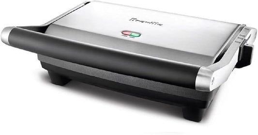 Breville BSG520XL Panini Duo Nonstick Sandwich Maker Press, 2 Slice, Brushed Stainless Steel