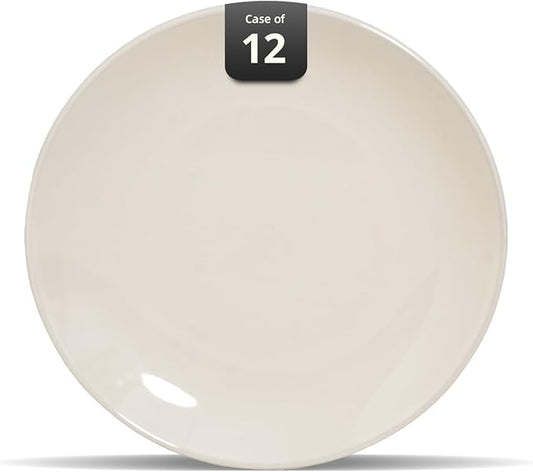 Stoneware Coupe Commercial Grade Dinnerware, Ivory, Plate 11.25", Case of 12