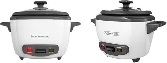 BLACK+DECKER 16-Cup Rice Cooker RC516, 8-Cup Uncooked Rice & 3-Cup Rice Cooker RC503, 1.5-cup Uncooked Rice Bundle