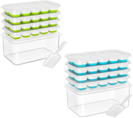 DOQAUS Ice Cube Trays 8 Pack