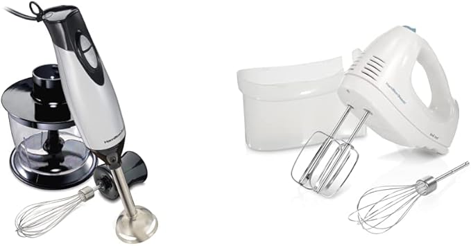 Hamilton Beach Hand Blender + Hand Mixer Bundle