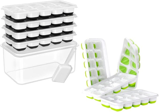 DOQAUS Ice Cube Trays 8 Pack