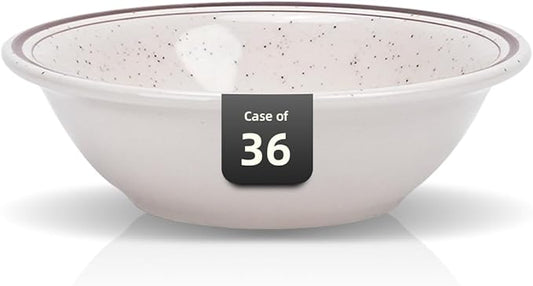 Stoneware Narrow Rim Commercial Grade Dinnerware (Brown Speckle, Fruit 4.5oz)
