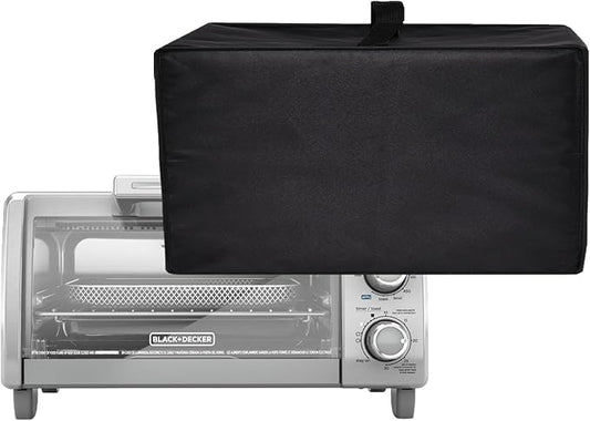 Toaster Oven Cover Heavy Duty Heat-resistant Waterproof Dust-Proof Protective Case for BLACK+DECKER 4-Slice Crisp 'N Bake Air Fry Toaster Oven TO1787SS/TO1313SBD
