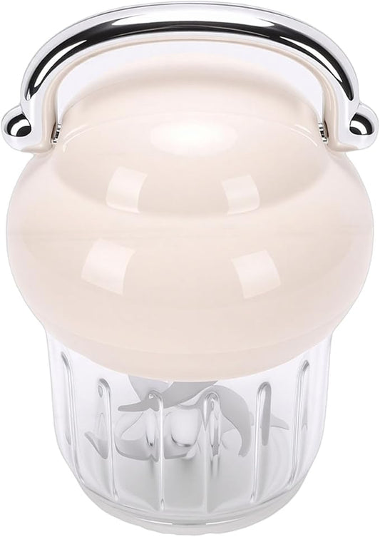 Bewinner Rechargeable Garlic Chopper 350ML | Cordless Electric Food Processor 21000 RPM for Baby Food and Veggies