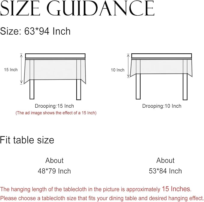 ISAENNE Designer Vintage Linen Elegant Long Tablecloth Rectangle,Chinoiserie Floral Table Cloth,Anti-Wrinkle Decor Table Cover for Dining Thanksgiving Kitchen Christmas,63"*94"-Segerman B