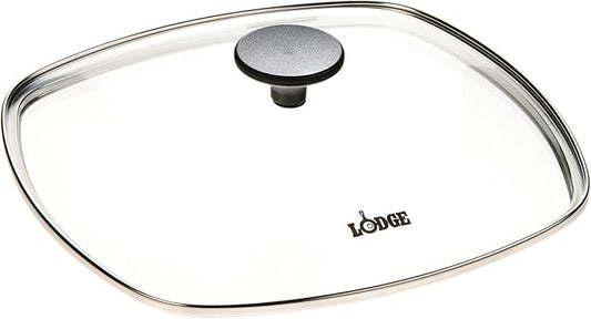 Lodge GCSQ10 Square Glass Cover Lid, 10.5-Inch