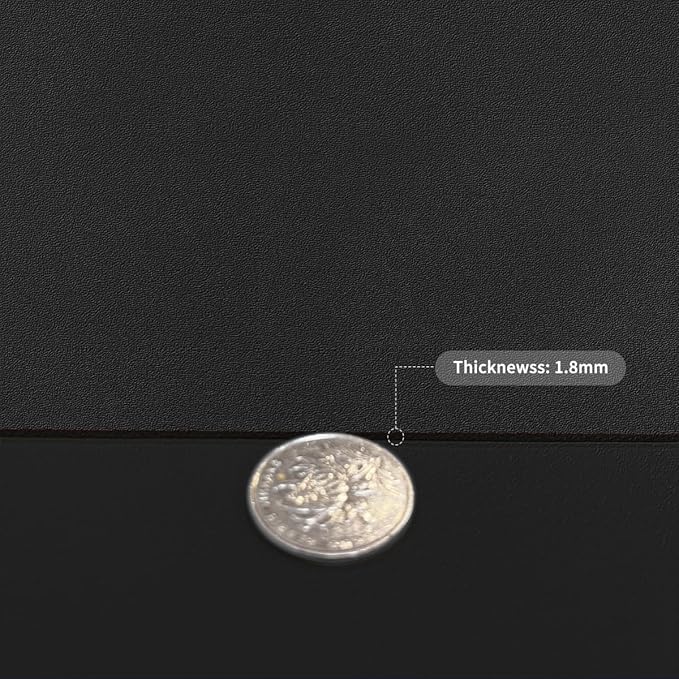 Dresser Protector - Can Be Used On Both Sides Waterproof and Easy to Clean Good Flatness Used for Dresser Table(Black+Black 16x72)