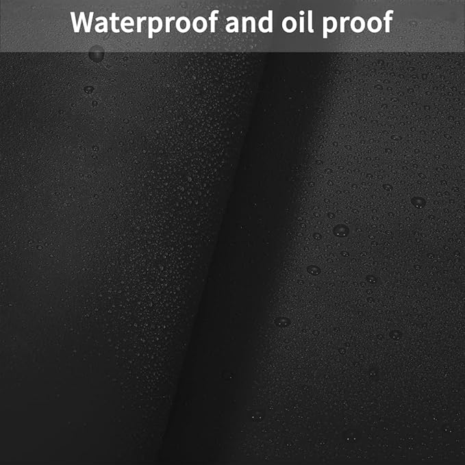 Dresser Mat - 12x80 Inch Waterproof Easy to Clean Can Conceal Flaws Protector The Table Top from Scratches Used for Coffee Table Dresser(Black+Black 12x80)