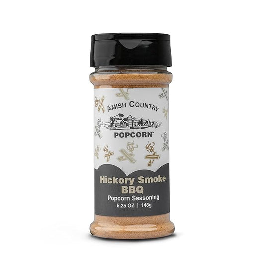 Amish Country Popcorn | Hickory Smoke Barbeque Seasoning - 5.25 oz | Old Fashioned, Non-GMO and Gluten Free