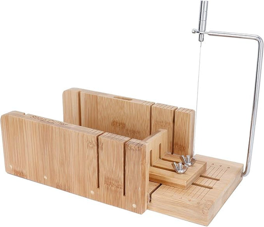 Bamboo Soap Cutter Mold - DIY Soap Cutting Tool for Homemade Soaps - Practical Soap Cutter and Mold for Soap Making Supplies - Bread and Food Loaf Slicers