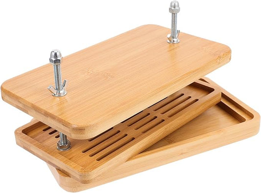 ARTIBETTER Tofu Press 3-layer Home Tofu Maker Kitchen Tool Drip Tray 26x15cm for Homemade Soybean Curd