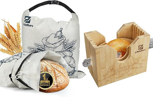 Bagel Slicer+Reusable Bread Bags