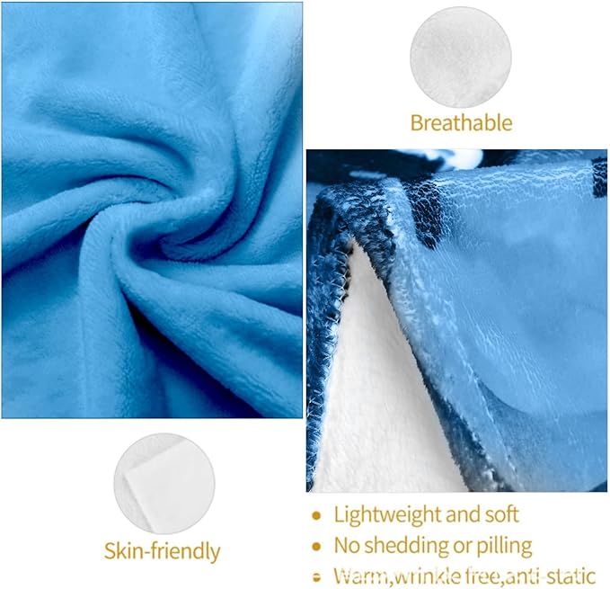 Majestic Dragon Plush Throw Blanket - Soft, Comfy, Lightweight, Warm, and Fuzzy - Ideal Gift for Men and Boys - Perfect for Couch, Bedroom, Travel, Bed - 80x60 inches
