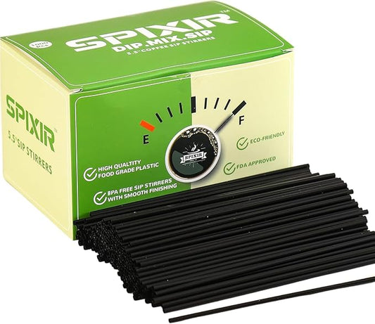 Coffee Stir Sticks, Coffee Stirrers, Stir Sticks, Disposable Stir Sticks for Coffee, Stirring Sticks, Swizzle Sticks for Coffee & Drinks (7.87 Inches - Pack of 250)