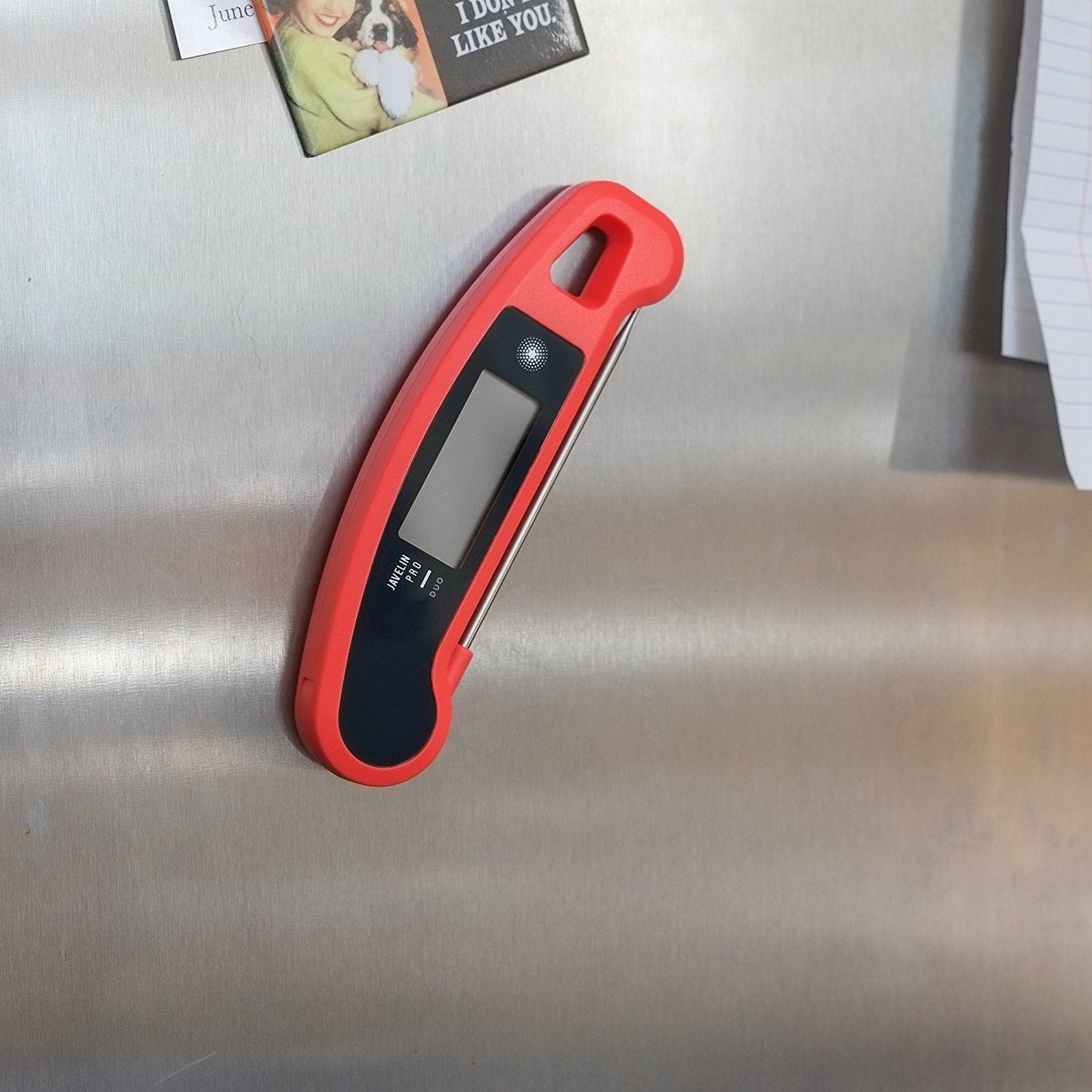 Lavatools Javelin® PRO Duo Ultra-Fast 2-Second Professional Digital Instant Read Meat Thermometer for Grill and Cooking, Auto-Rotating Backlit Display, IP65 Water Resistant, NSF Certified – Wasabi