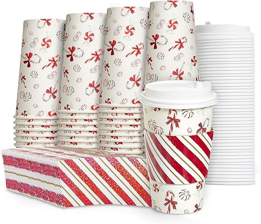 Papyrus Disposable Tabletop Dinnerware Set - Elegant and Sturdy Disposable Cups for Any Occasion, Holiday, Cups